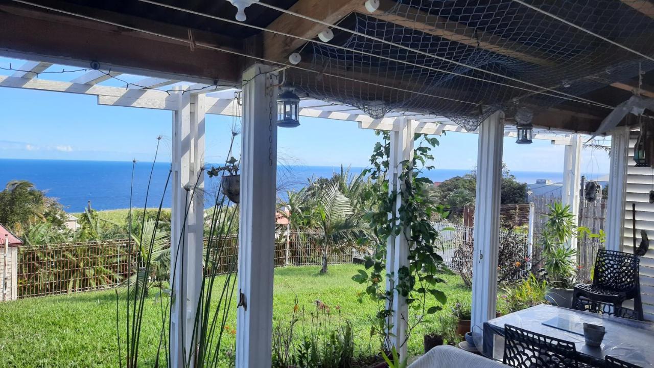 Chambre vue sur mer entre Grande Anse et Manapany Petite Île Extérieur photo