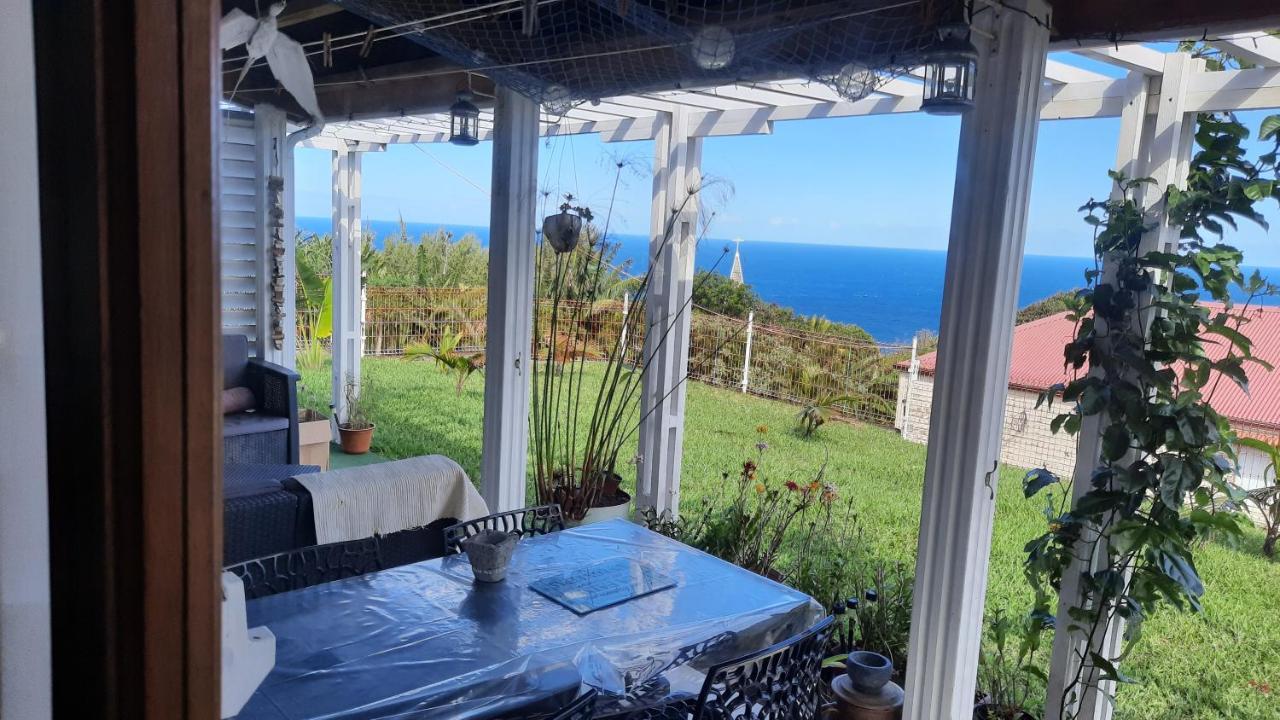 Chambre vue sur mer entre Grande Anse et Manapany Petite Île Extérieur photo