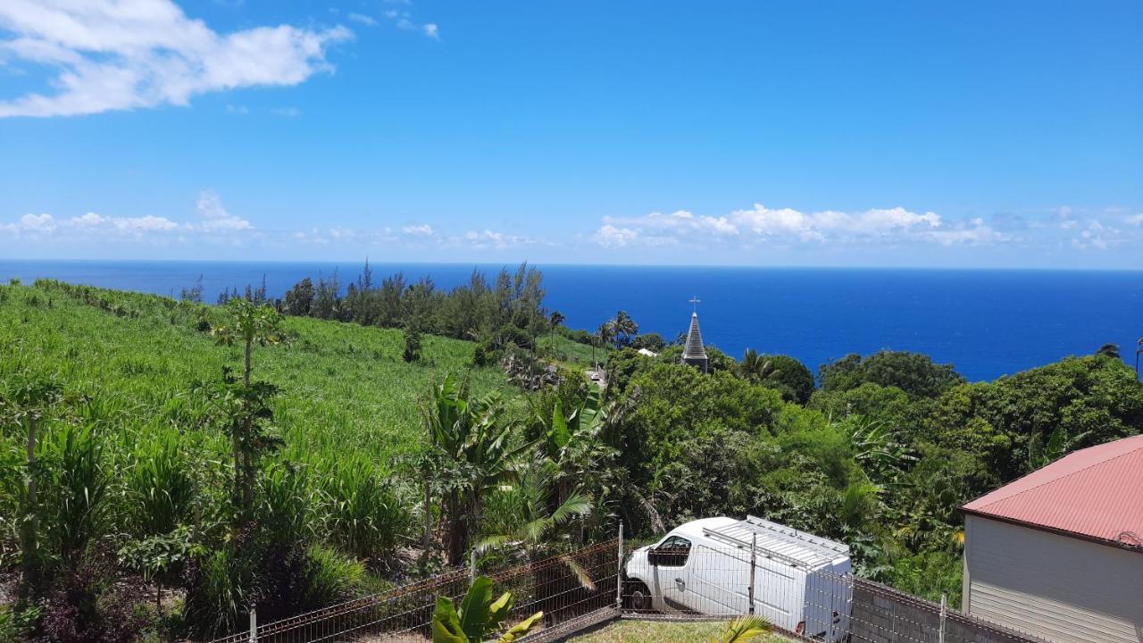 Chambre vue sur mer entre Grande Anse et Manapany Petite Île Extérieur photo