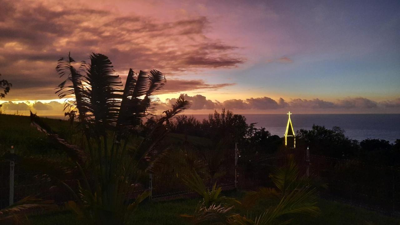 Chambre vue sur mer entre Grande Anse et Manapany Petite Île Extérieur photo