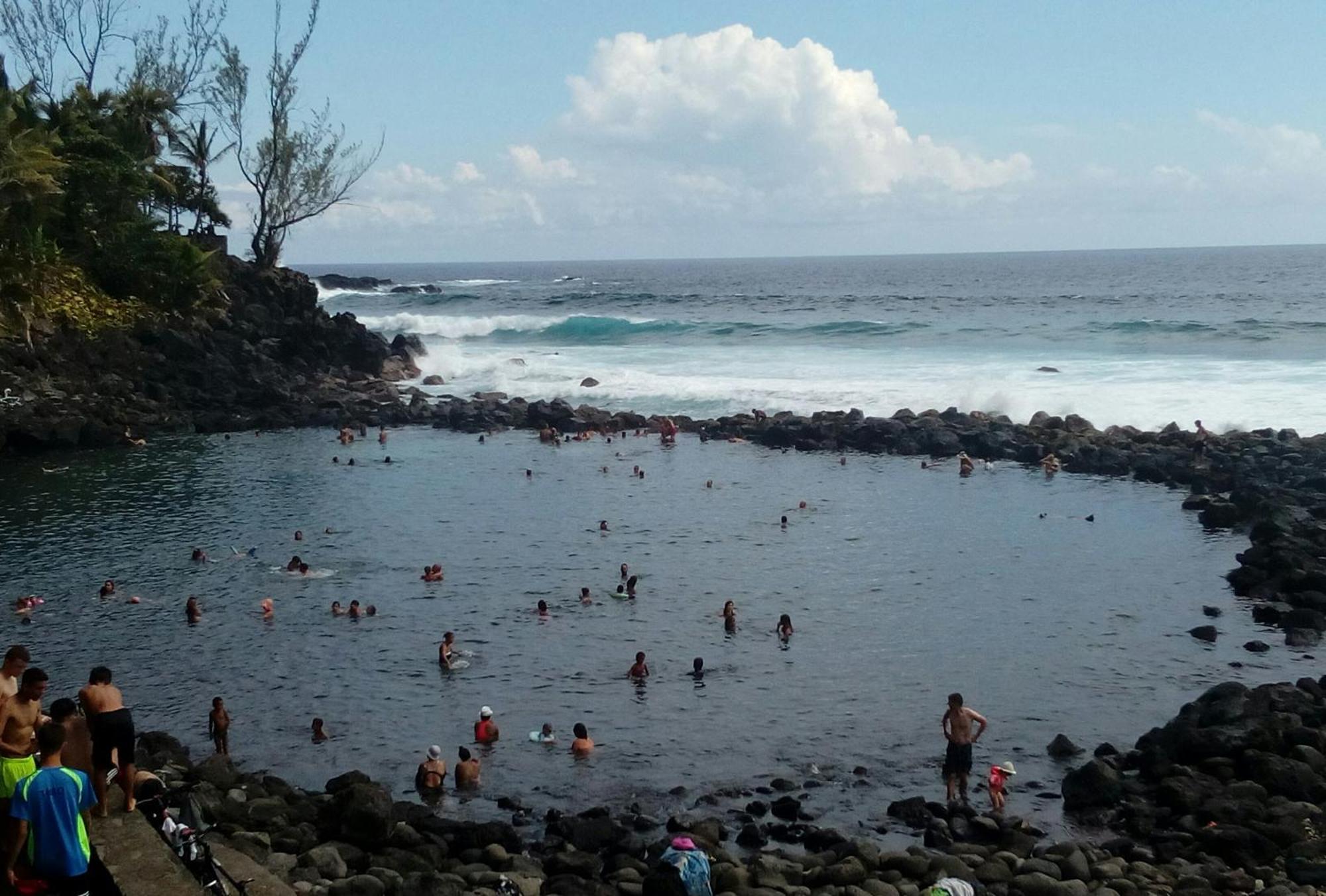 Chambre vue sur mer entre Grande Anse et Manapany Petite Île Extérieur photo