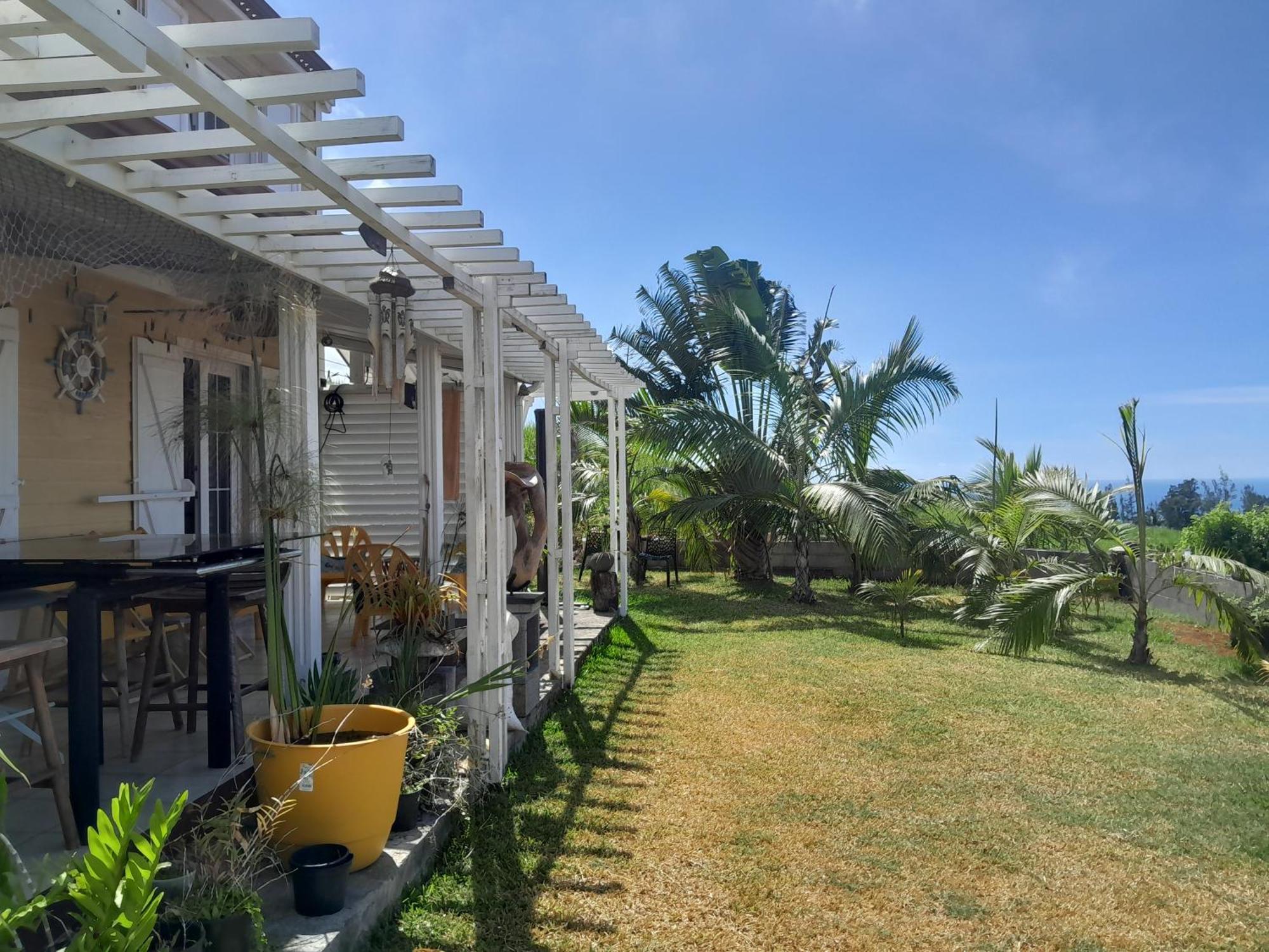 Chambre vue sur mer entre Grande Anse et Manapany Petite Île Extérieur photo