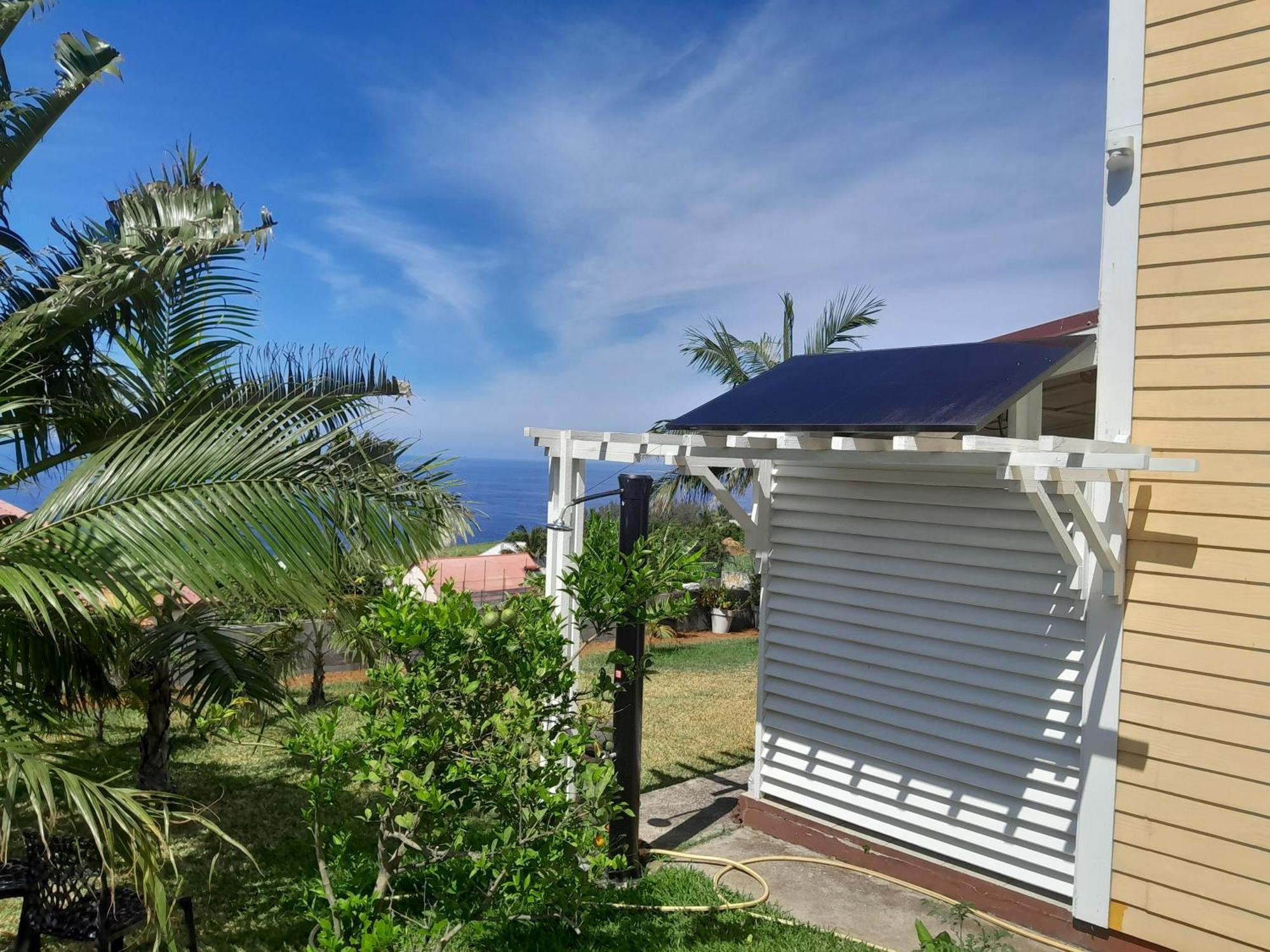 Chambre vue sur mer entre Grande Anse et Manapany Petite Île Extérieur photo