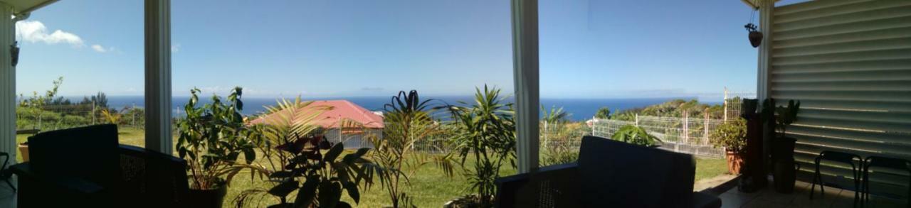 Chambre vue sur mer entre Grande Anse et Manapany Petite Île Extérieur photo
