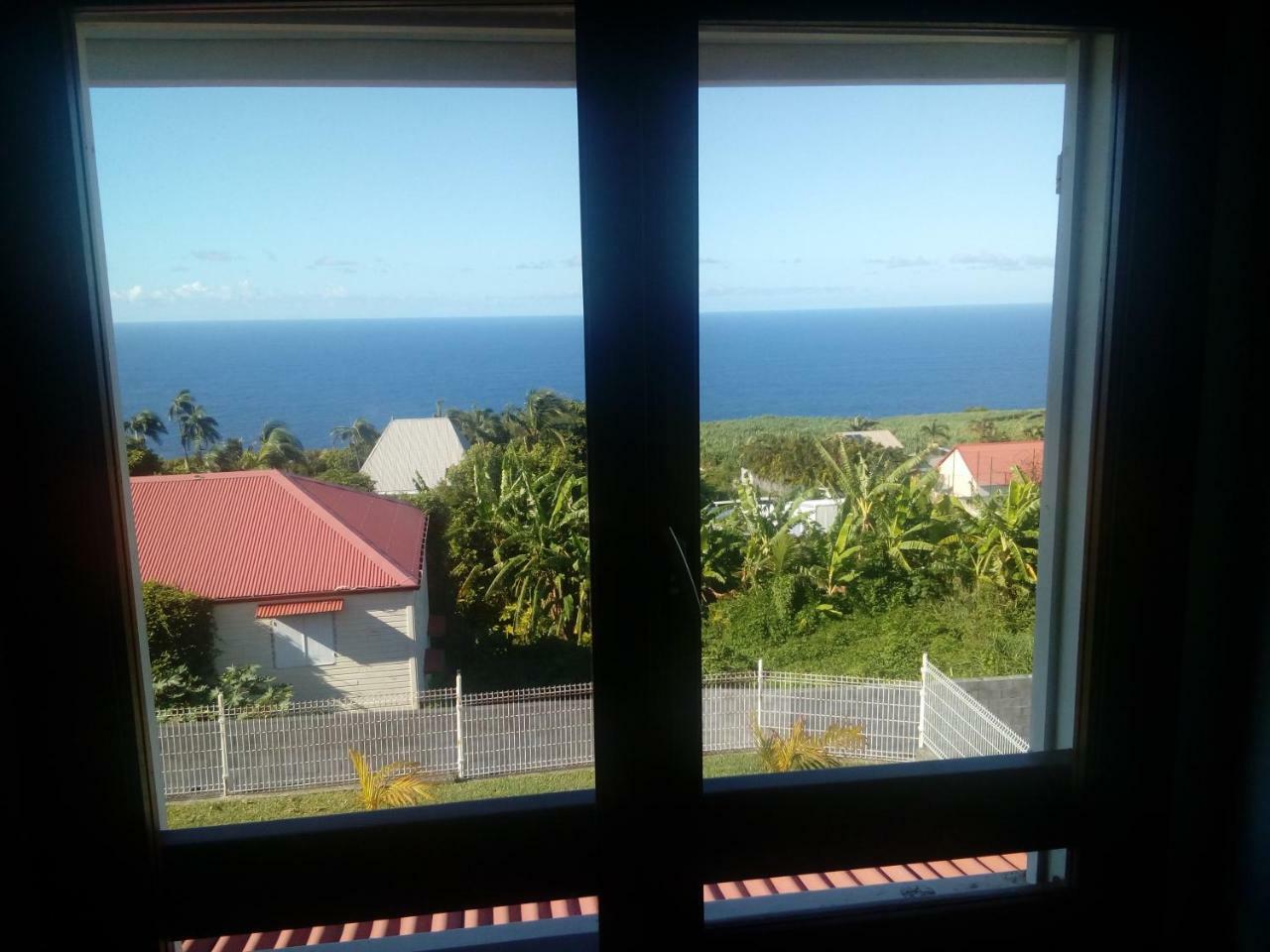 Chambre vue sur mer entre Grande Anse et Manapany Petite Île Extérieur photo