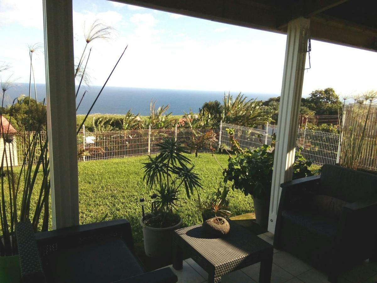 Chambre vue sur mer entre Grande Anse et Manapany Petite Île Extérieur photo
